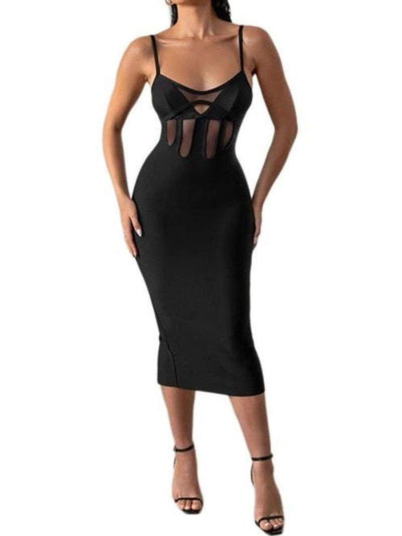 Rogue Bandage Fashion Dress Casual Fabric